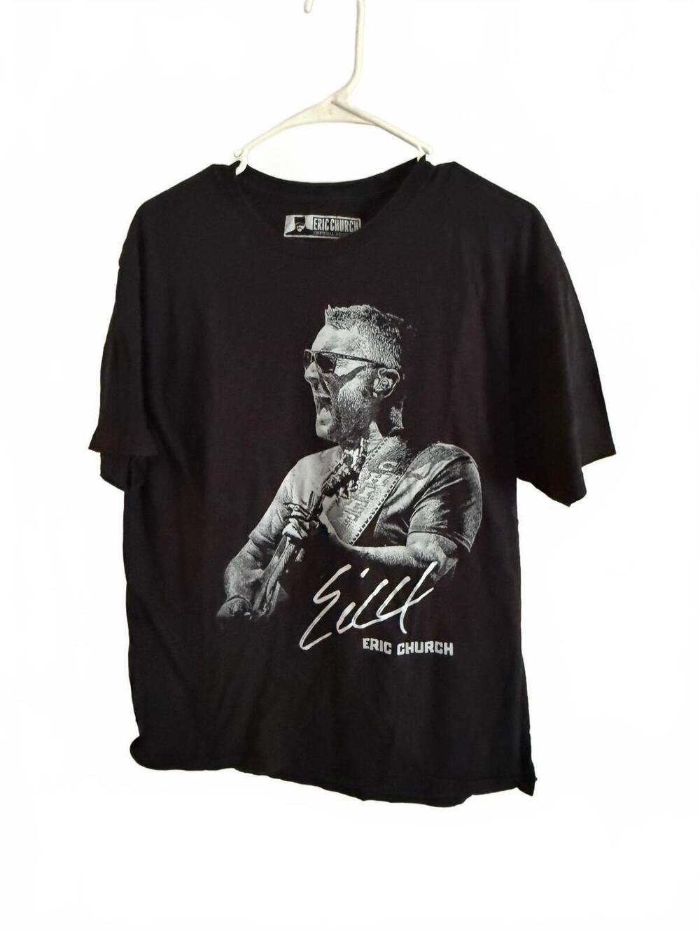 Eric Church Official Product Black Cotton T-Shirt Size L